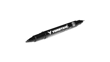 Marker dwustronny cienki czarny 0,5/1mm > Vorstahl <