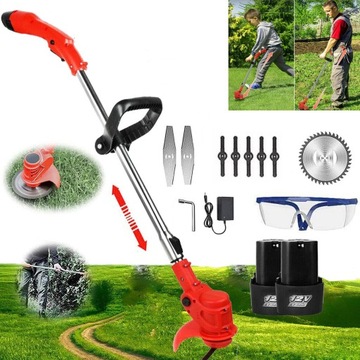 CORDLESS WEED EATER,3-IN-1 LIGHTWEIGHT PUSH GRASS STRING TRIMMER EDGER