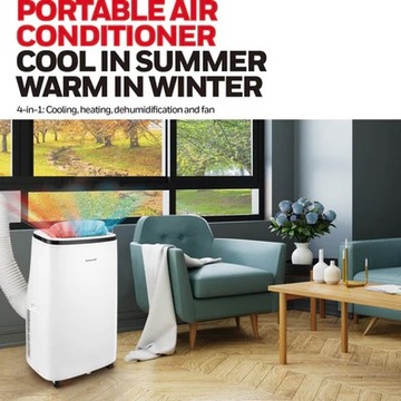 Кондиционер Honeywell 3 в 1 16000BTU HJ16CESVWK WIFI 2600 Вт с СУШИЛЬНИКОМ