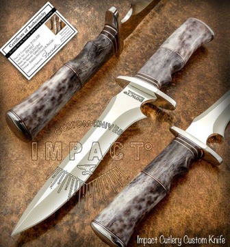 Ударный нож Bowie Stal D2 968