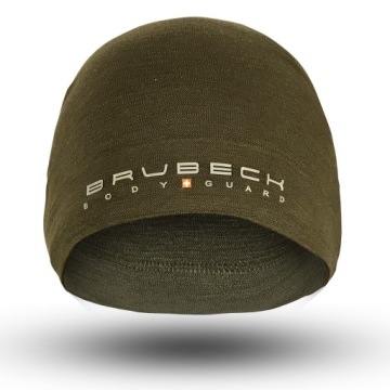 Шерстяная спортивная шапка BRUBECK WOOL термоактивная ELASTIC COMFORTABLE