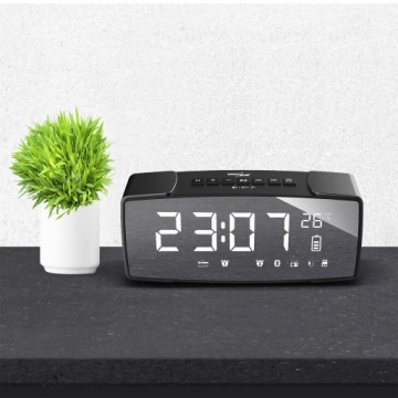 Электронные часы-радио Bluetooth с термометром