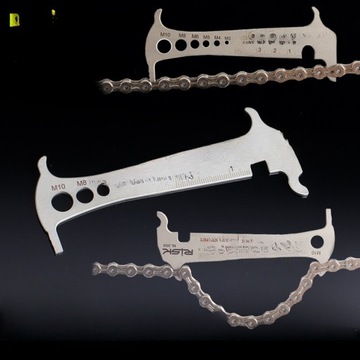 ТРИ В ОДНОМ ВЕЛОСИПЕДНОЙ ЦЕПИ ПРОВЕРКА ИНСТРУМЕНТАЛЬНОЙ ЦЕПИ ИНДИКАТОР ИЗНОСА ИЗМЕРЕНИЯ УГЛЕРОДИСТОЙ СТАЛИ