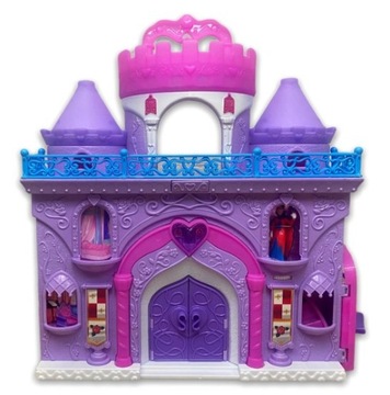 DOMEK DLA LALEK DUZY MEBLE LALKI ZAMEK Z BAJKI XXL