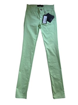 PHILIPP PLEIN spodnie zielone pastelowe