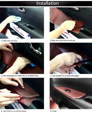 30*100 см глянцевая виниловая пленка с текстурой дерева, наклейка, авто фольга, текстурированная, водонепроницаемая A