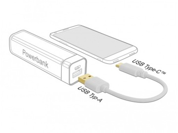 Jakość Kabel krótki Delock USB USB C 15cm