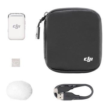 BEZPRZEWODOWY NADAJNIK MIKROFON DJI MIC 2 DO NAGRYWANIA I TRANSMISJI AUDIO