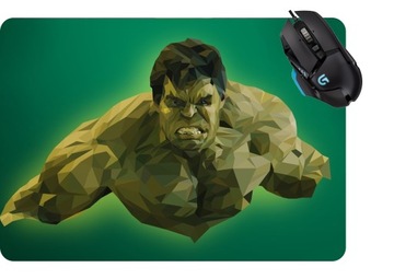PERSONALIZOWANA Podkładka Pod Myszkę HULK + IMIĘ !