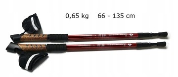 Палки Легкие палки для скандинавской ходьбы со светоотражающей пробкой .4