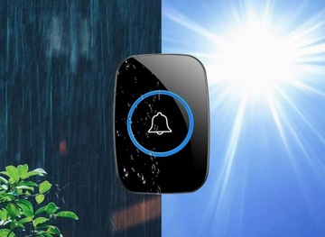 БЕСПРОВОДНОЙ ДВЕРНОЙ ЗВОНОК НАРУЖНЫЙ Водонепроницаемый IP44 БОЛЬШОЙ ДИАПАЗОН