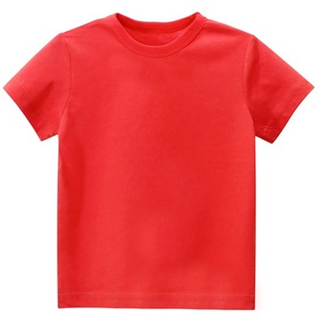 T-SHIRT DZIECIĘCY koszulka CZERWONA 3-4 104/110