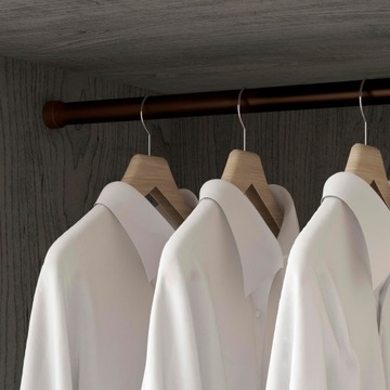 Uchwyt wspornik boczny drążka D28 Moka - kpl