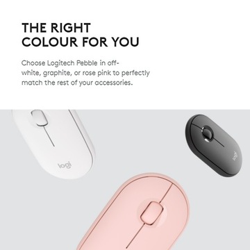 Беспроводная мышь Logitech Pebble BT 2,4 дюйма