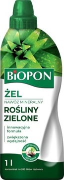 BiOPON ŻEL nawóz mineralny do ROŚLIN ZIELONYCH 1L