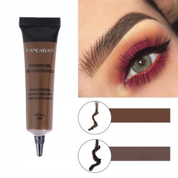 Набор натуральных жидких кремов для бровей, водостойкий