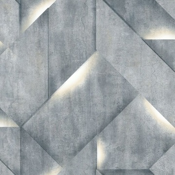 TAPETA BRYŁY BETON EFEKT 3D WINYLOWA NA FLIZELINIE