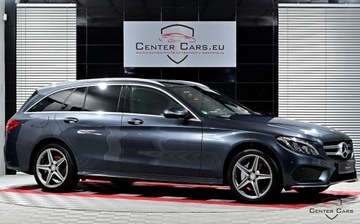 Mercedes Klasa C W205 Kombi 180 156KM 2014 Mercedes-Benz Klasa C 180 AMG FullLED Navi Skora El.Fot. Dynamic Black As, zdjęcie 13