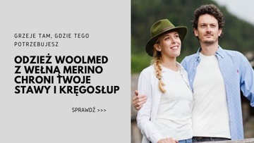 Koszulka męska rękaw BAMBUS wełna MERINO Khaki L