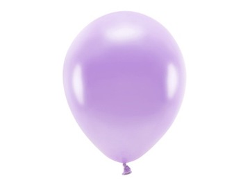 Balony Eco 30cm metalizowane, lawenda (1 op. / 10 szt.)