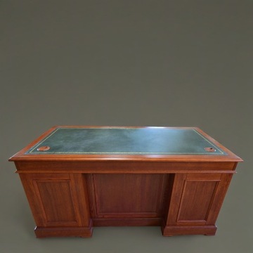 Комплект от производителя: Английский DESK + Кожаное кресло Chesterfield.