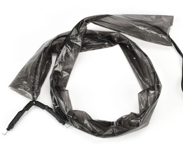 Защитная пленка для зажима и кабеля, черная, 100 шт.