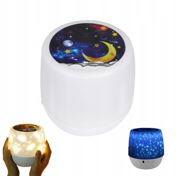 PROJEKTOR ŚWIATŁO NOCNE DLA DZIECI SYPIALNIA USB