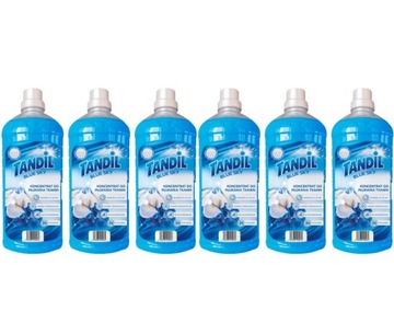 6x Koncentrat do płukania Tandil 1,8l 72 prania