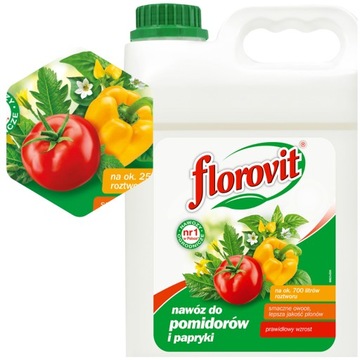WIELOSKŁADNIKOWY Nawóz płynny do pomidorów i papryki Florovit 3L