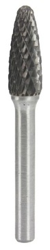 НАПИЛЬНИК ФРЕЗЕРНЫЙ ПО МЕТАЛЛУ, КАРБИД ВОЛЬФРАМА, ВРАЩАЮЩИЙСЯ 10