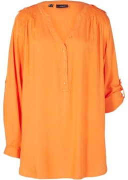 B.P.C długa pomarańczowa tunika koszulowa r.44