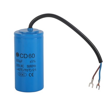 KONDENSATOR ROZRUCHOWY DO SILNIKA CD60 250V 300UF