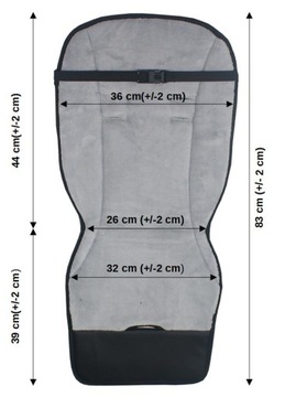 ВСТАВКА ДВУХСТОРОННЯЯ EL23-LEN С ПОДУШКОЙ-РАКУШКОЙ ДЛЯ КОЛЯСКИ B4