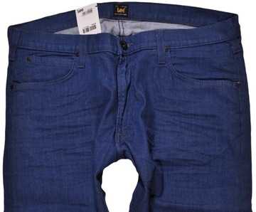 LEE spodnie SLIM tapered BLUE jeans LUKE W30 L34