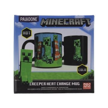 Kubek Minecraft Creeper ceramiczny Termoaktywny Licencja Paladone