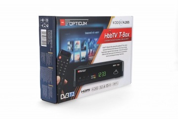 HBBTV DVB-T2 H.265 T-BOX OPTICUM HEVC ТЮНЕР
