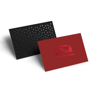 Визитки выпуклые 350г мягкая фольга с 3D УФ лаком, двусторонние, 250 шт.