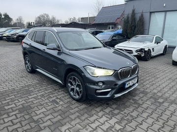 BMW X1 F48 Crossover xDrive18d 150KM 2017 BMW X1 Xdrive Mpakiet Automat Skóra Klimatronik