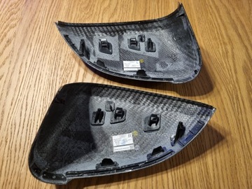 AUDI A4 A5 POUZDRO ORIGINÁLNÍ ZRCÁTKO CARBON NOVÉ 8W0072531 8W0072532