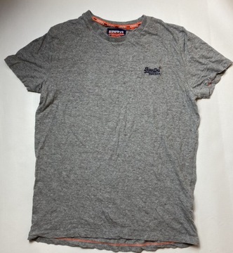 Superdry Super DRY ORYGINLNY SZARY T SHIRT/ KOSZULKA /M