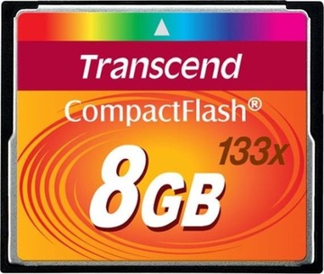 Karta pamięci Transcend 133x Compact Flash 8 GB