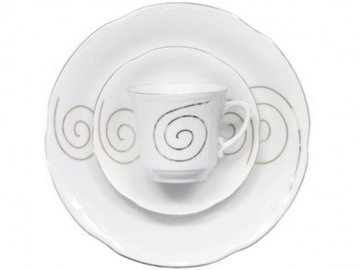 694 BULIONÓWKA 400 ml SPODEK 16 cm KAMELIA CHODZIEŻ MALCER PORCELANA 12/24