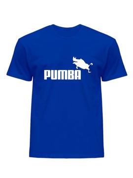 KOSZULKA T-SHIRT PUMBA NIEBIESKI S
