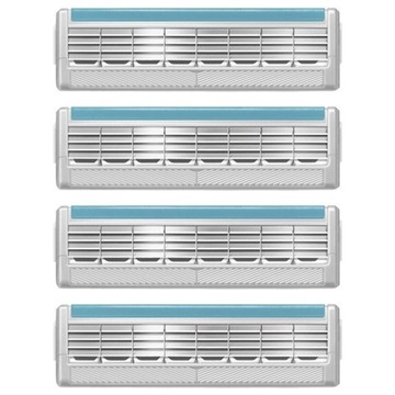 WILKINSON Quattro Essential 4 Precision Sensitive, набор из 5 вставок + ручка