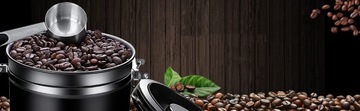 ЗАКРЫТАЯ БАНКА ДЛЯ ХРАНЕНИЯ КОФЕ В ЗЕРНАХ И МОЛОТОГО КОФЕ 1,5л.