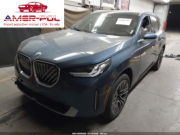 BMW X3 G45 2025 BMW X3 30 XDrive 2025, 2.0L R4 255KM, 4x4, odpala i jezdzi, od ubezpieczal