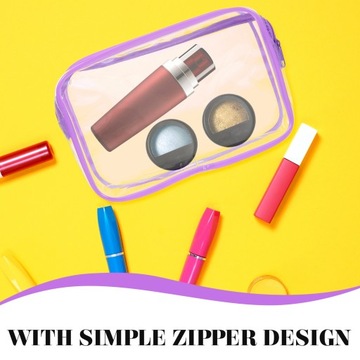 Воздушные косметические пластиковые пакеты на молнии 2 шт.