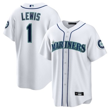 Replika koszulki gracza Kyle Lewis White Seattle Mariners, 3XL