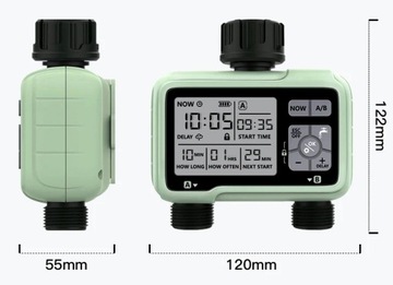 ДВОЙНОЙ ЭЛЕКТРОННЫЙ КОНТРОЛЛЕР ОРОШЕНИЯ
