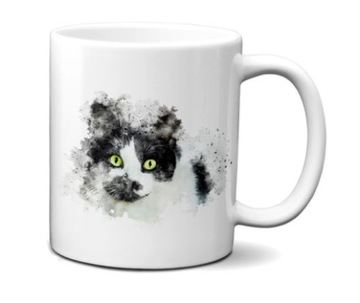 KUBEK 300ml Akwarele Art Animal KOT KOTY v15